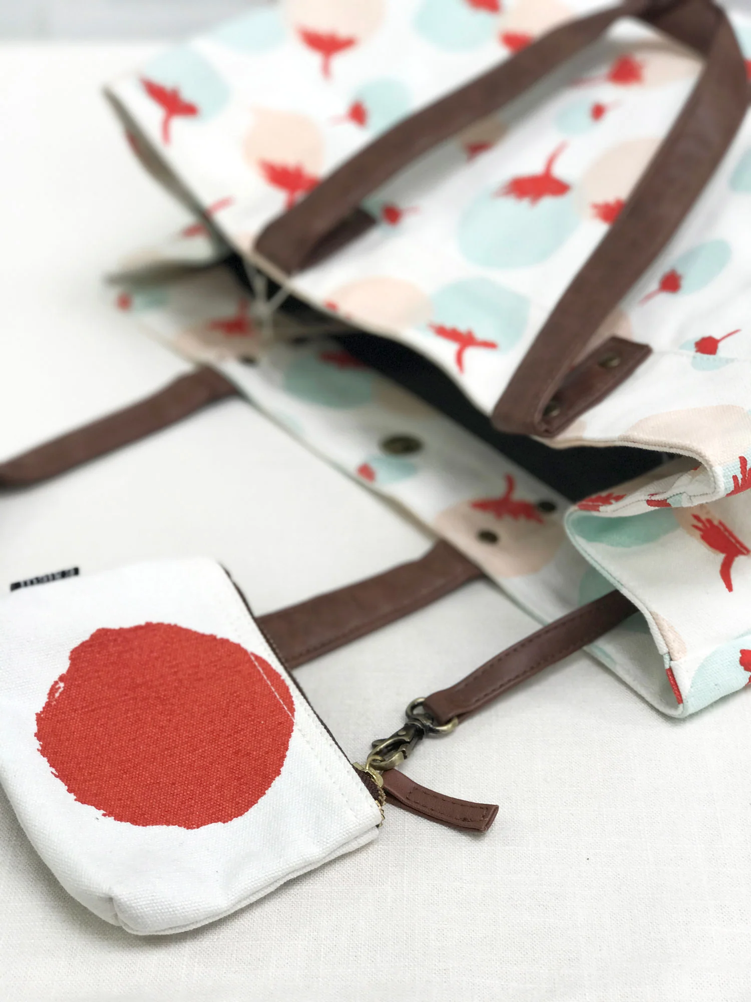 Carryall Tote - Tangerine Echo - Image 5