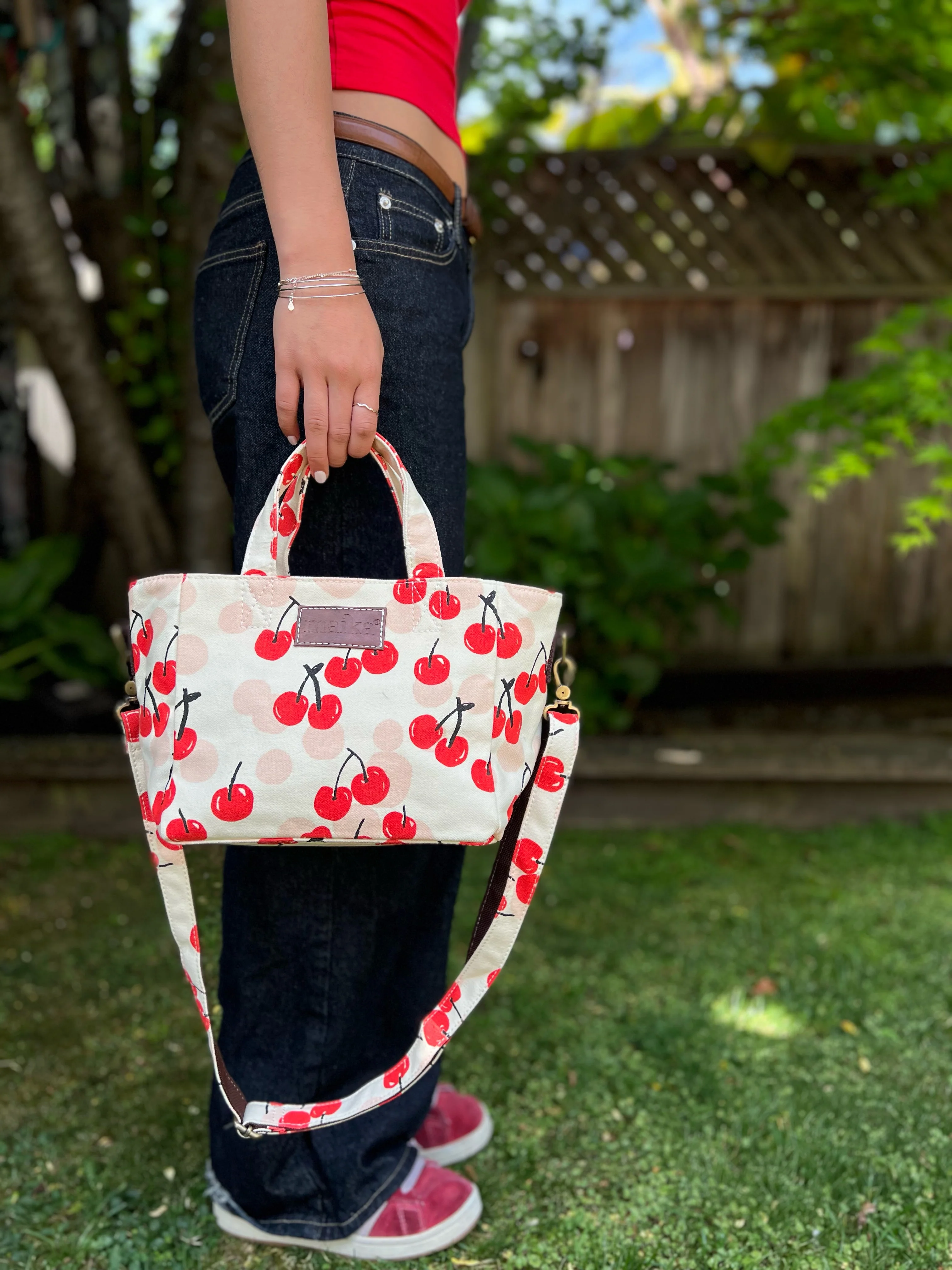 Mini Tote - Cherries - Image 3