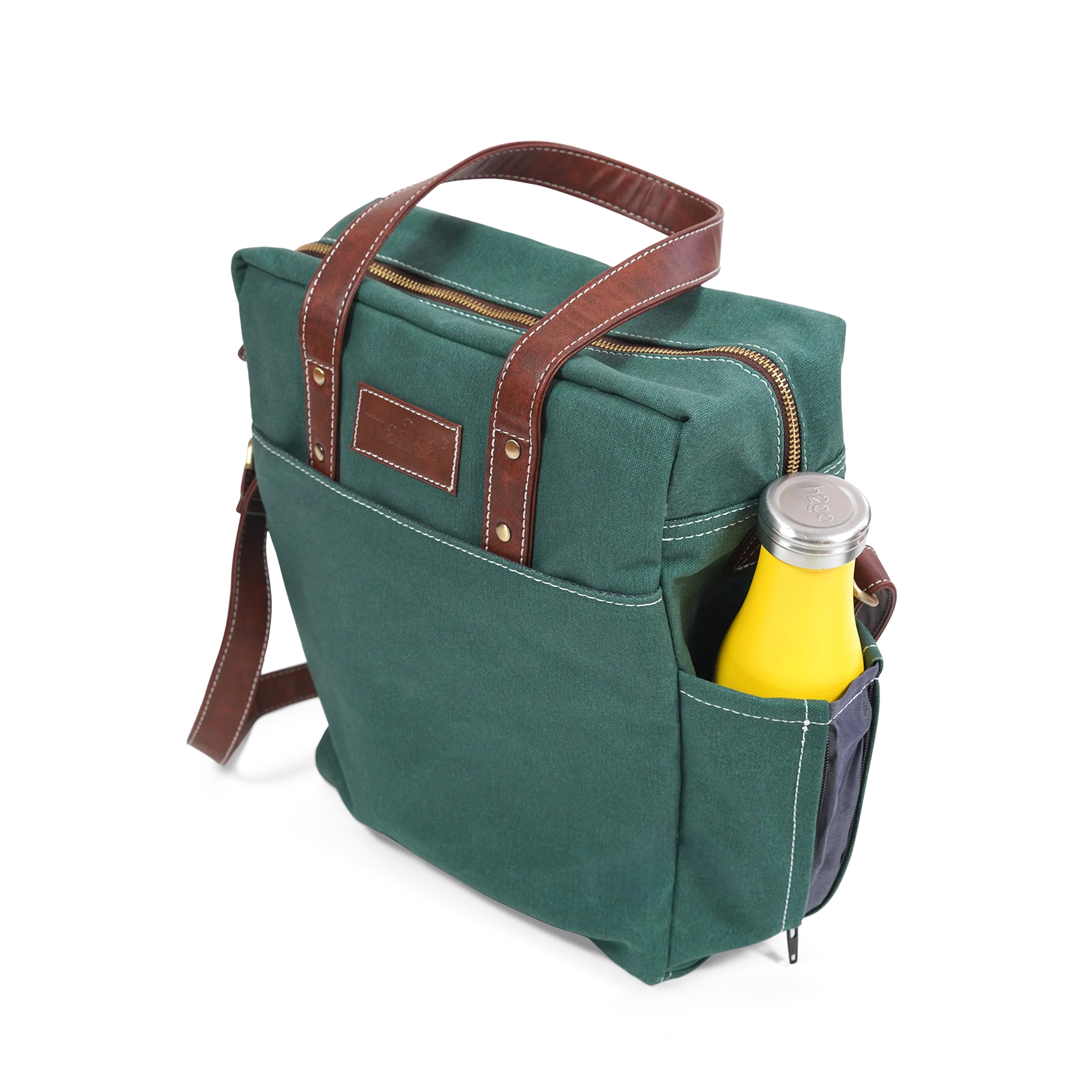 Commuter Tote - Waxed Hunter Green - Image 5