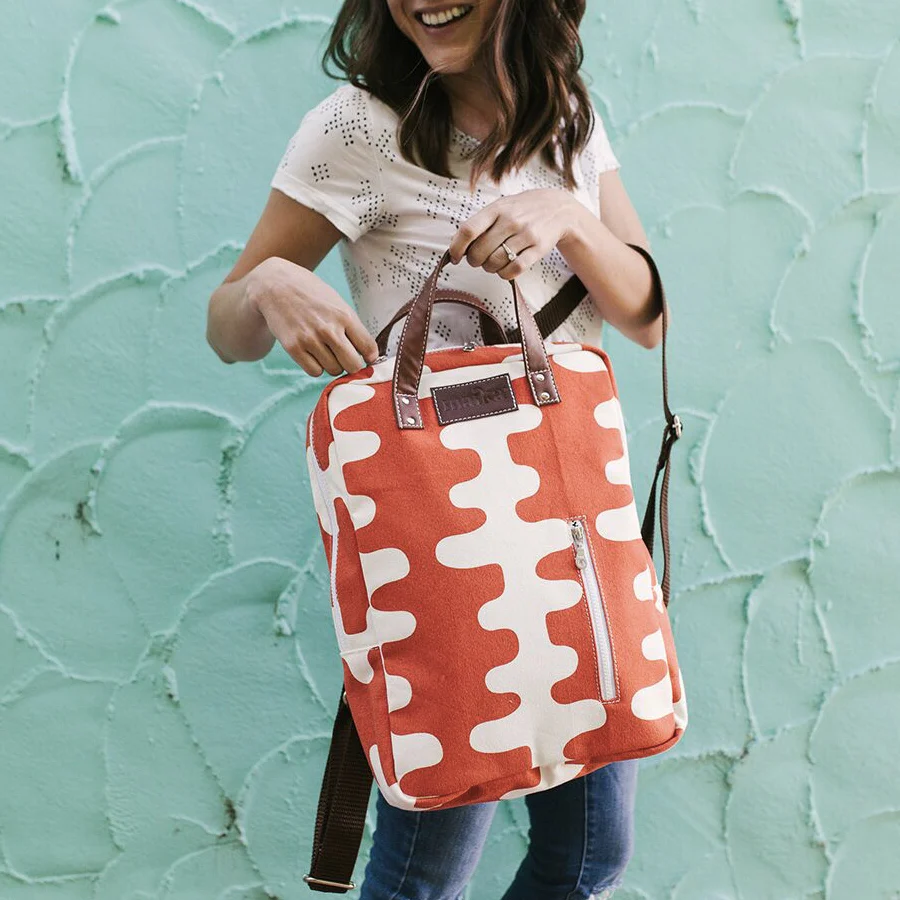 Laptop Backpack - Echo Tangerine - Image 4