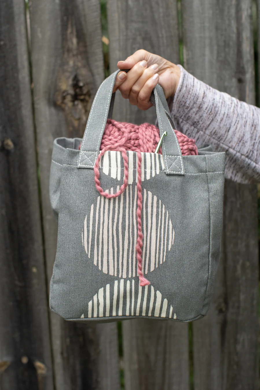 Lunch + Pie Tote - Big Sur Grey - Image 3