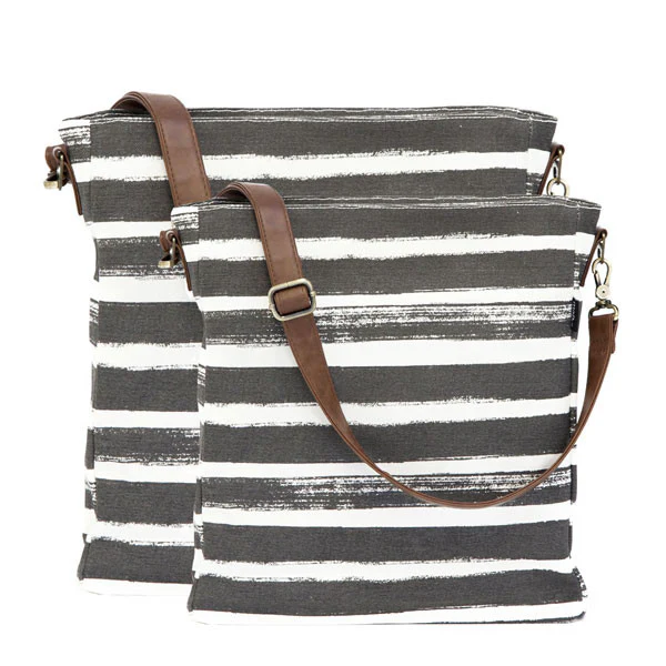 City Sling - Charcoal Stripes - Image 5