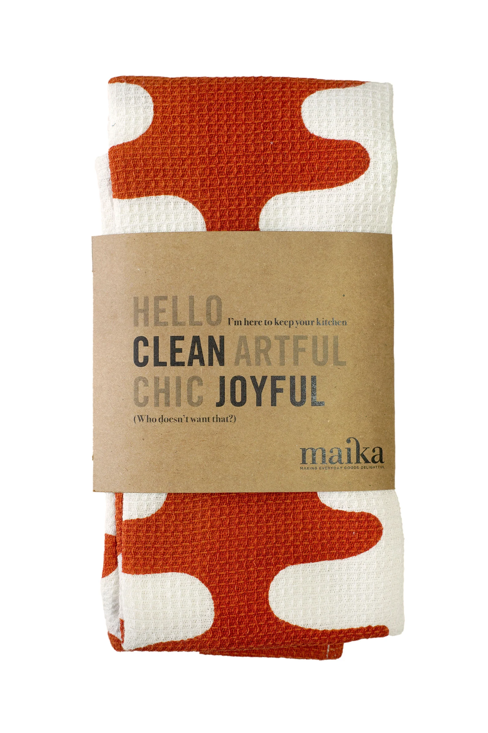 Tea Towel - Echo Tangerine - Image 6